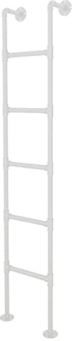 Narrow Twin Bunk Bed Ladder Lightweight Space Saving Motorhome Step Ladder Modern Vertical Loft Dormitory Library Staircase 39.4 inch.