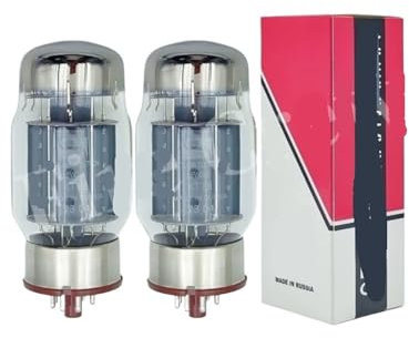 UIHMSWYAL KT88 Röhrenersatz 6550 KT120 EL34 KT66 KT77 KT100 WEKT88 HiFi Audio-Röhrenverstärker DIY(2pcs Matched Pair)