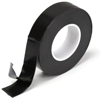 Ruban de réparation auto-amalgamant durable en caoutchouc étanche pour isolation de tube de soudure en caoutchouc - Câble électrique fixe (19 mm x 4,2 m, noir)