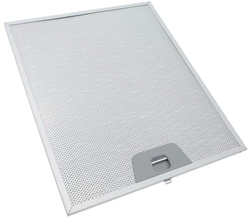 EVAYP Filtre à graisse métallique (300 x 253 mm) compatible avec AEG 50248271004 Whirlpool 482000027080 Bosch 00431222 Indesit C00059594 Faber 133.0017.054 133.0071.3300 Küppersbuck. sch 538153 Hotte
