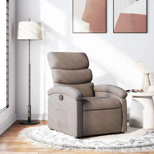 Xichuzi Relaxsessel Taupe Stoff, Relaxsessel, Fernsehsessel, Kinosessel, Gaming Couch - 371697