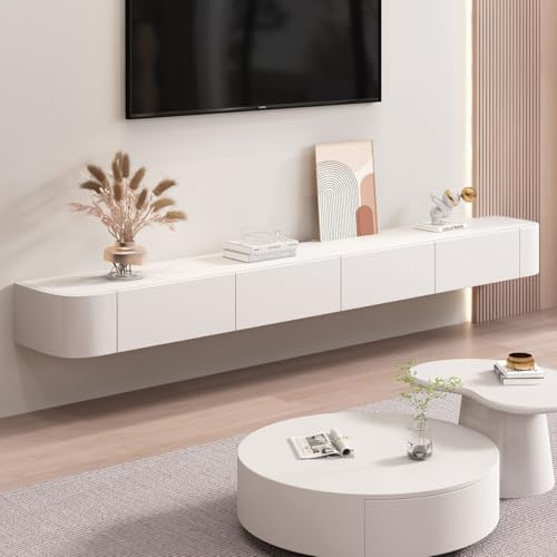 zaqiming TV Schrank Hängend TV Lowboard mit 2 Schubladen Fernsehschrank für das Wohnzimmer und Schlafzimmer,Größen und Farben erhältlich