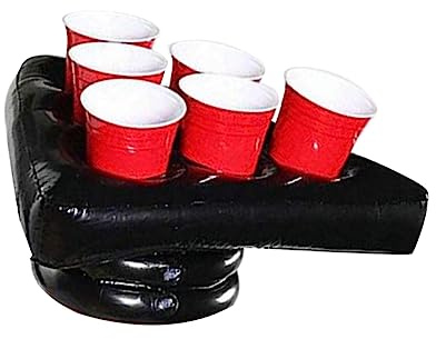 SUPVOX Inflatable Beer Hat Game PVC Hat Tray Fun Party Accessory for Drinking Games Suitable for Ages