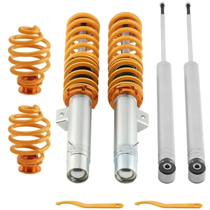 Auflaufdämpfer Stoßdämpfer Für 3er E46 323i 323Ci 325i 325Ci 330d 320d Höhenverstellbare Gewindefahrwerke Federbeine Stoßdämpfer Gewindefahrwerke Stoßdämpfer