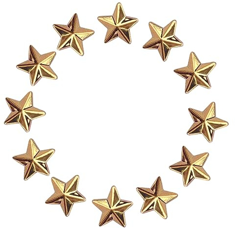AKOOSY 200 Stück Acryl Sternform Dekor 0.59X0.59X0.08 Zoll Fünfzackige Sterne DIY Accessoires Für Kleidung Schmuck Basteln Kreative Verzierungen