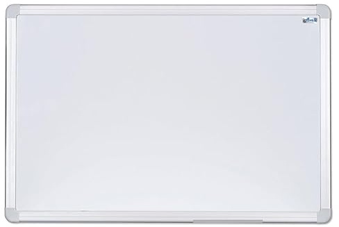 Magnettafel AVELI 30x40 cm – Weißes Whiteboard mit Aluminiumrahmen & Ablageschale – magnetisch & beschreibbar – Wandmontage horizontal/vertikal – für Büro, Schule, Zuhause