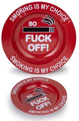Smoking Is My Choice Metal Ashtray