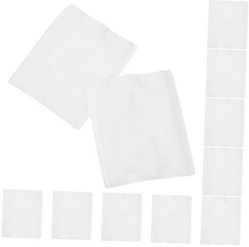 Healvian 100 Stück Baumwollpads Dicke Weiche Makeup Wattepads Fusselfrei Saugfähig Wiederverwendbar Tragbar Hautfreundlich für Gesichtsreinigung Make up Entfernung Babypflege Weiß