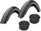 Set: 2 x Continental Fahrrad Reifen Ride Tour Reflex 20x1.75/47-406 + Conti SCHLÄUCHE Autoventil