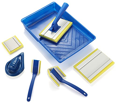 Paint pad Set,Corner Walls & Ceilings Pad Painter, 7-Inch,Painter¡¯s Pad Refills, Large Corner Edging Window,Trim and Touch-Up Pad,Pack of 8