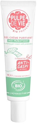 Pulpe de Vie - Crème Blur Certifiée BIO Perfect Selfie 40ml - Anti-gaspi ! Clémentine - Peau Matifiée et Saine - Hydratation Équilibrée - Effet Flouteur - Soin Prébiotique