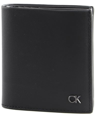 Calvin Klein Herren Geldbeutel Ck Trifold 6 CC Coint mit Münzfach, Schwarz (Ck Black), Einheitsgröße