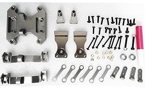 SHENNA Metal seesaw，Metal Chassis Accessories Upgra Parts Modified Metal Rocker for B16 B36 1/16 6WD (Color : Titanium color)