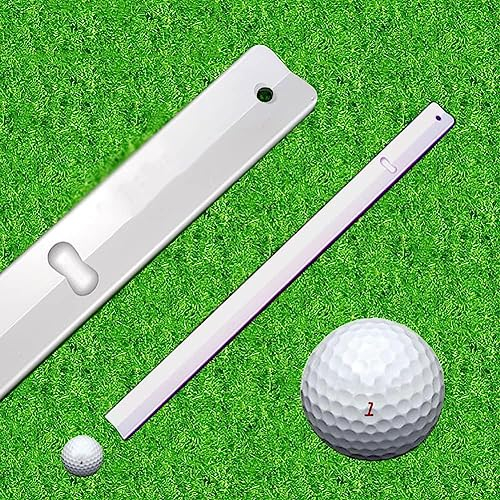 PHOLK Golf-Stimpmeter, Golf-Green-Geschwindigkeitsmesser, Aluminium-Golfdruck-Putt-Trainer-Messung, Golfplatzzubehör, Die Green-Geschwindigkeit des Platzes Stabil Und Fair