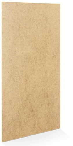 Alison Kingsgate 90X30CM 2mm MDF Plywood Cardboard Sheet for Painting & DIY | Strong Cut to size Backing Board for Drawing, Painting - Wooden Block for Crafting