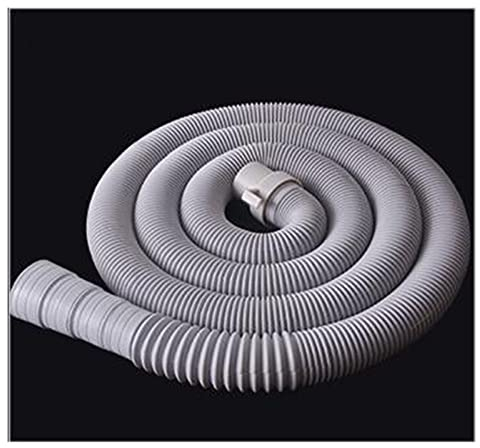 Tvättmaskinslangar, dräneringsslangar Universal tvättslang for 1m1,5m längd Köksutlopp Avloppsslang Vattenkoppling Rör Badrumstillbehör Förlängning (Color : Light Grey, Size : 100cm)