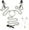 binxliuxo 1 Clip con Cadena de estimulador torácico B - D - S - M para Mujeres y Hombres