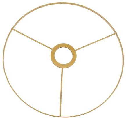 UPKOCH Pantallas Lamparas de Hierro Dorado Estructura Sola Capa, Accesorios para Montar Lámparas Resistentes y Sólidas para Uso Hogar y Diversas Escenas