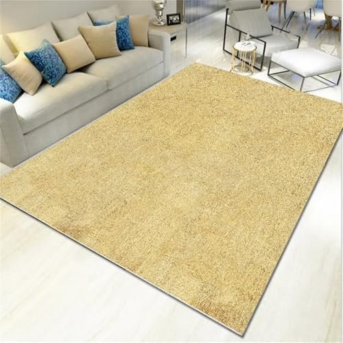 RUGMRZ Kitchen Rug Wohnzimmer Sofa Schlafzimmer Flur Innendekoration rutschfest Und Schmutzabweisend Ornamente Für Möbel Gelb Raum Deko Auslegware Kinderzimmer Kitchen Rug Room Decor Teenager Teppich