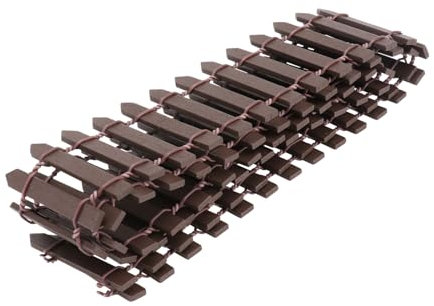 Milisten Mini Recinzione in Legno 100 Cm x 5 Cm Colore Caffè, Staccionata Decorativa Per Micro Paesaggi Fai Da Te, Accessorio Per Giardino Delle Fate, Bonsai, Terrario e Decorazioni Natalizie