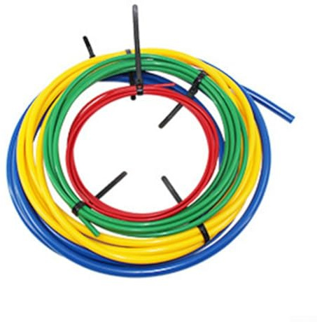 Besttoolifes Kit di strumenti per piegare tubi in rame per aria condizionata con strisce di plastica PE, piegatubi in rame da 4 m per aria condizionata con strisce codificate a colori, per