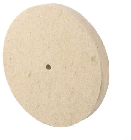8 Inch, Wool Felt Polishing Buffing Grinding Wheel Disc, for Stainless Steel Aluminum Copper 25mm Thickness 9.4mm Aperture