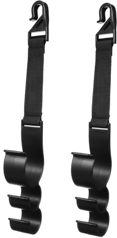 Didiseaon 2pcs Car Seat Back Hook Plastic Storage Hanger for Auto Interior for Purse Key Holder Use in Car Seat Gap