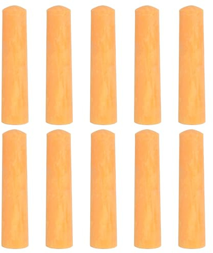 PATIKIL 10 PCS Dustless Chalk, Orange Sidewalk Chalk Large Solid Huge Washable Street Chalk for Outdoor Adults Painting Graffiti Art