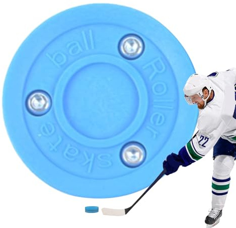 Trucos De Hockey Sobre Hielo - Puck Hockey De Altencia - Puck Street Ail Street Con Absorción De Choque | Pelota de hockey al aire libre de nivel profesional para pistas de patines, caminos y