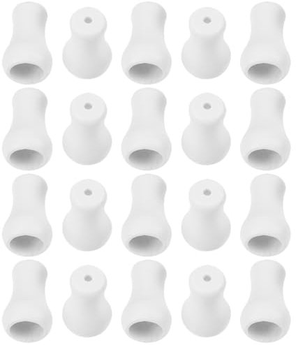 GLEAVI 20pcs Window Blind Pull Cord Knobs Replacement for Roller Shades Blind Cord Safety Holder for Window Knobs and Curtain Pulls