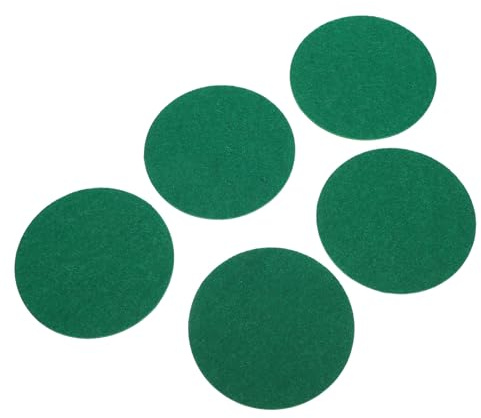 DOITOOL Accessori per Air Hockey Set da 10 Pezzi, Toppe in Fibra di Poliestere per Mazze da Hockey su Tavolo, Protezioni Adesive Rotonde Resistenti per Gioco Arcade e Sala Giochi