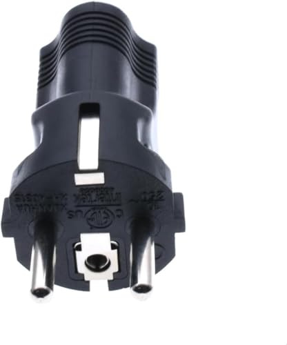 Euro US Plug Adapter,USA NEMA 5-15R Receptacle to European EU Schuko CEE 7 Power Converter, US EU Plug Adaptor, European USA Plug Adapter Electrical Adapters