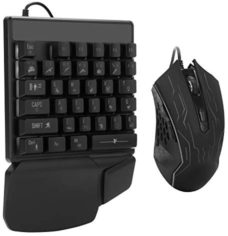 Generic JX200 Enhandstangentbord Musset Slitstarkt Speltangentbord med 35 Tangenter för Entusiaster