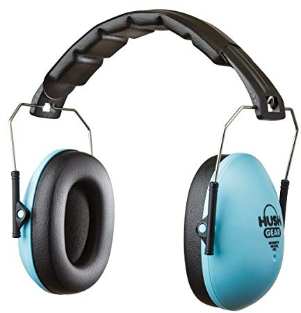 Mommy's Helper Hush Gear Noise Cancelling Headphones for Kids Ear Protection, Blue