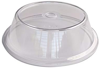 APS Tellerabdeckhaube - Frischhaltehaube, Tellerglocke, transparente Tellerabdeckhaube, nicht mikrowellengeeignet, Ø 24 cm, 7,5 cm Höhe