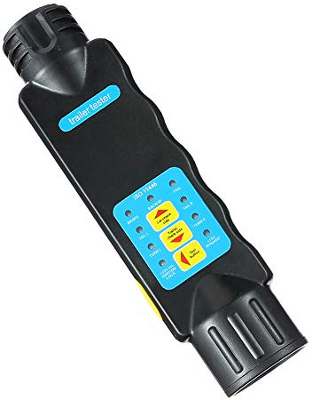 Eacalyc Testeur de Remorque 13 Broches, Testeur Prise Remorque 13 Broches 12V Testeur Fiche Remorque Testeur Éclairage 13 Broches pour Remorque Caravane RV Camion