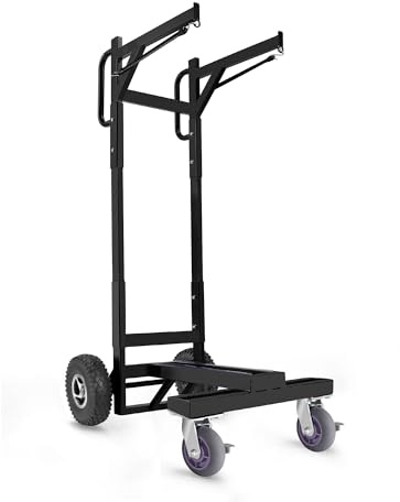 PROAIM Vanguard Cart for Holding C-Stands for Film/Studio/Stage. Steel Truck for Grip Equipment Users & Operators, fits doorways. Payload up to 362kg/800lb. (CT-VNGD-CS)
