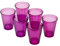 Omada Design 6 Bicchieri in Plastica rigida da 275 ml, Impilabili, Infrangibili, Riutilizzabili, Lavabili, Linea Samba