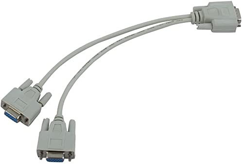 XYWHPGV Video doméstico 1 macho / 2 hembra VGA Adaptador Divisor de cable Convertidor 27,5 cm de largo(9df6c ea72d 7cf9e ef760 3c174 6a8cc