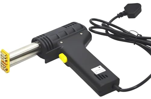 TOPWOOZU Fer de marquage personnalisé, fer à marquer électrique en métal, machine à estamper portable, température réglable pour bois, cuir, bricolage