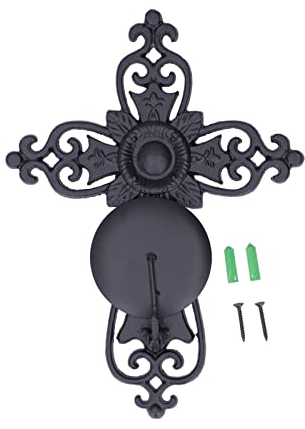 RvSky Apliques De Velas De Hierro Vintage - Candelero para Colgar En La Pared para Decoración del Hogar, Bodas Y Eventos - Acento De Decoración De Pared Elegante Y Rústico