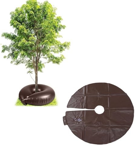 Sacchetti per Irrigazione per Alberi da 10 Galloni, Sacchi per Irrigazione per Alberi e Arbusti, di Irrigazione Automatico per Alberi a Goccia per Piantare Giardinaggio (Caffè)