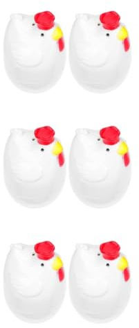 TOPBATHY 6 Pièces vapeur d'oeufs au micro-ondes œuf vapeur en forme de poussin cuiseur à vapeur d'oeufs de cuisine accessoires cuisine originaux accessoire cuisine original coquetier vapeur