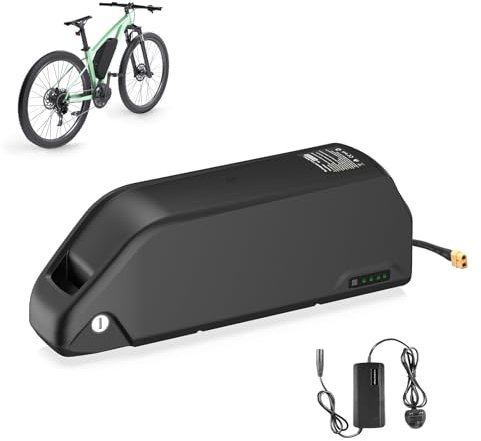 Varstrom Yingwu 52V 20Ah Ebike Battery with Charger & USB Port, Lithium Downtube Shark Electric Bike Battery for 750W 1000W 1500W Bafang Ebike Conversion Kit