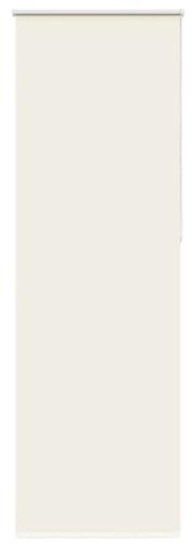 vidaXL Roller Blind Blackout Off White 80x230 cm - Versatile Clamping or Screw Mounting, Privacy Shade for Home & Office, Child-Safe Chain Connector