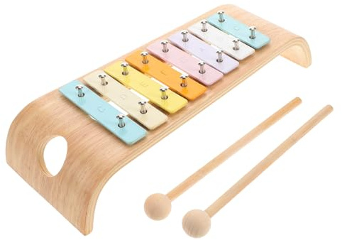 HONMEET Musikalisches Xylophon Für Mädchen Note Glockenspiel Montessori-Musikinstrument Rhythmus Und Musikverständnis Für Kleinkinder Und Vorschulkinder