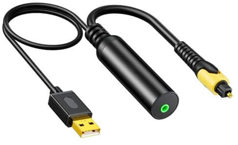 Câble optique USB convertisseur de son SPDIF numérique vers analogique 3,5 mm adaptateur son stéréo coaxial, amplificateurs de son