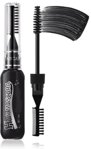Hårkritkam-set, tillfälligt hårkrita färgkam-set, hållbart hårfärgningsset – tillfällig hårfärg, 8 färger, mascara-hårkritset för födelsedags-cosplay, hårmarkeringsset