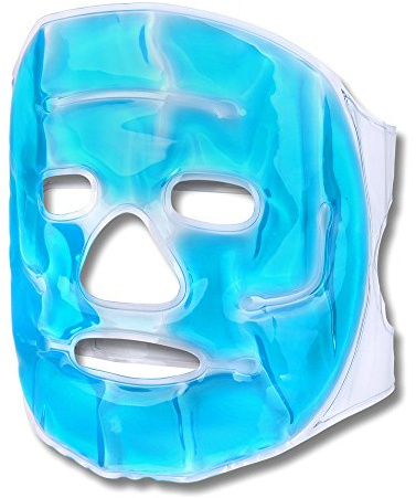 Schramm® Gel-Gesichtsmaske Kühl- & Wärmemaske – Wiederverwendbare Kühlmaske für Gesicht, Augen und Stirn – Kühlende & Wärmende Anwendung zur Entspannung und Pflege