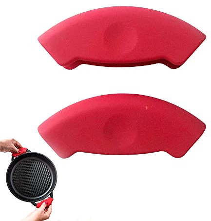 Jean-Patrique The Whatever Pan - Aluminiumguss Griddle Pan mit Glasdeckel (Silikongriffe)